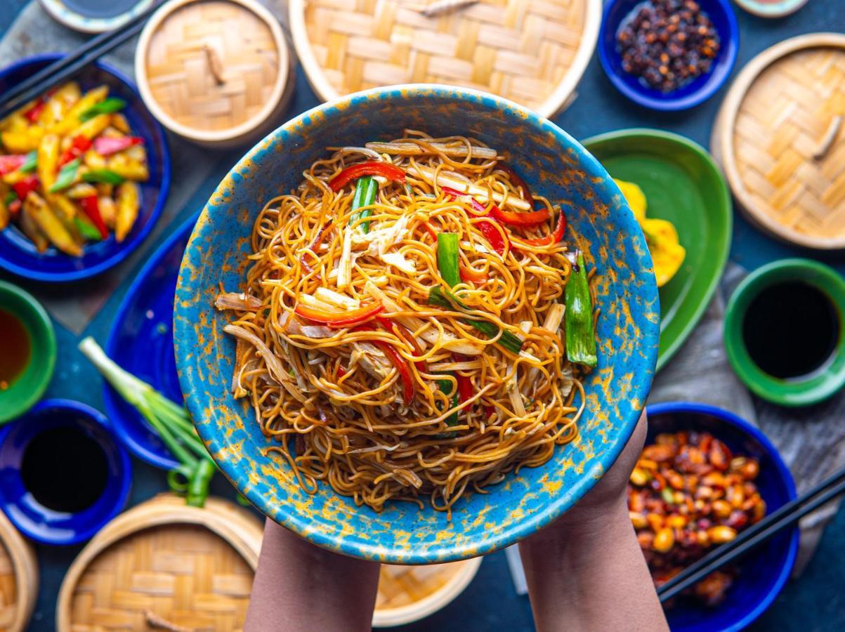 Hyatt Place Jaipur Malviya Nagar Exteriör bild A bowl of chow mein
